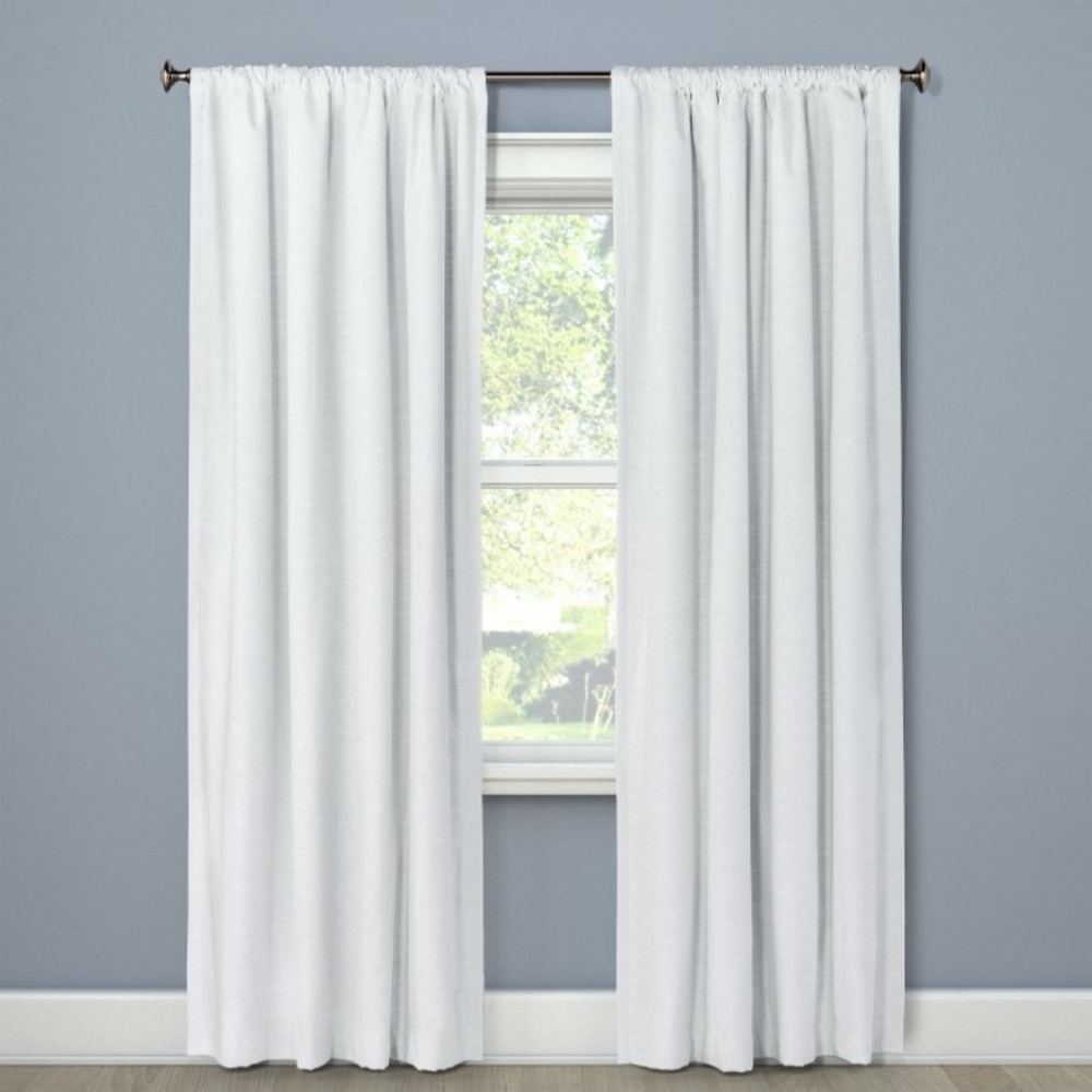 Project 62 Henna Blckt Curtain Panels (2) 84”x50”